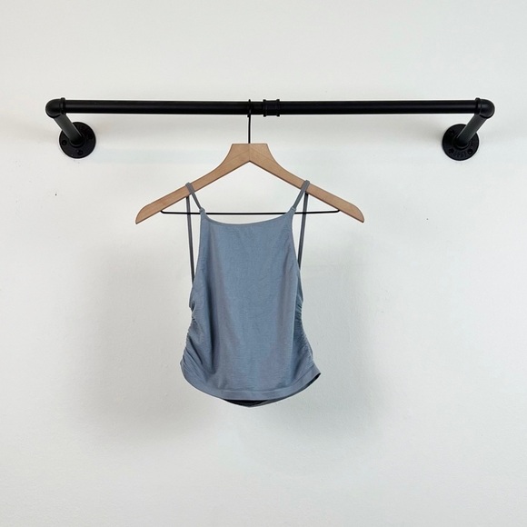 NWT Urban Outfitters Out From Under Matchpoint Seamless Ruched Bra Top Slate - Picture 5 of 9